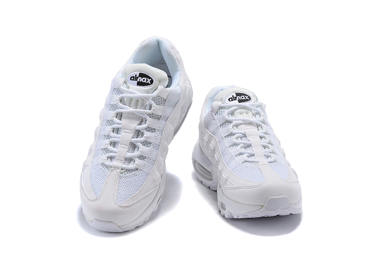 New Nike Air Max 95 All White - Click Image to Close